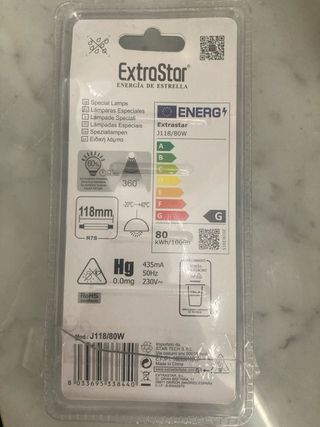 2 Lampade ExtraStar 80W - 1375 lumen