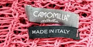 Maglia Camomilla rosa traforata