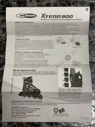 Patines en línea extensibles HYSPORTS 900
