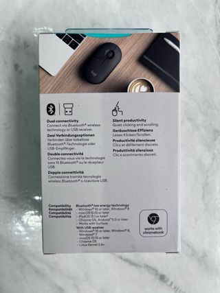 Logitech Pebble M350 - Ratón silenciosos. NUEVO