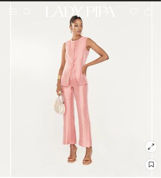 Traje Lady Pipa rosa - Boda