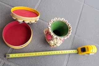 Set Decorativo Conchiglie: Vaso e Scatola