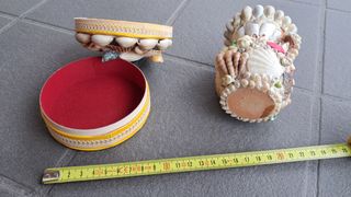 Set Decorativo Conchiglie: Vaso e Scatola