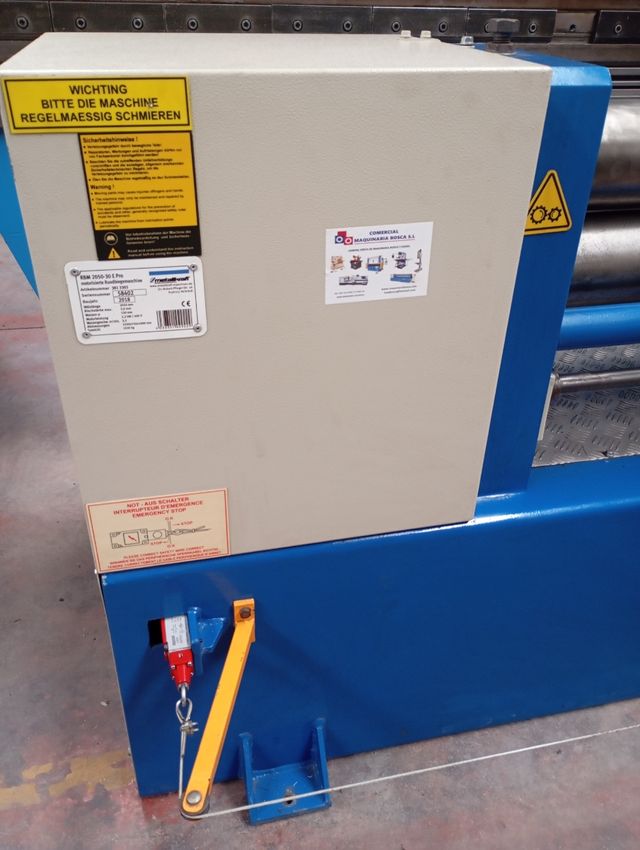 Cilindro curvadora Metallcraft 2050x3