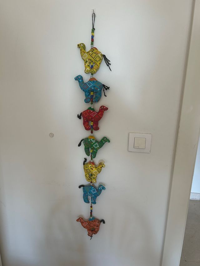 Guirnalda de camellos multicolor