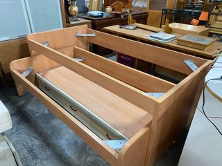 Cama nido 2ª mano - madera beige/blanca
