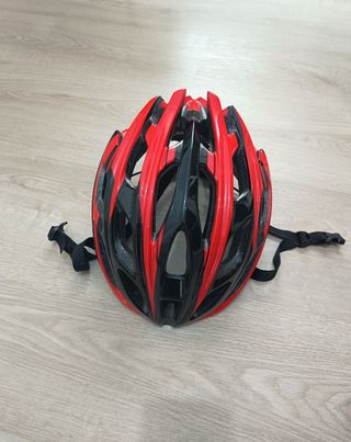 Casco bici rojo-negro GES