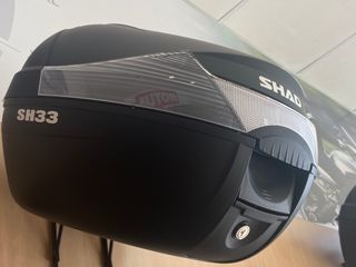 Baúl SHAD SH33 - 33L - Negro. Nuevo de fabricación