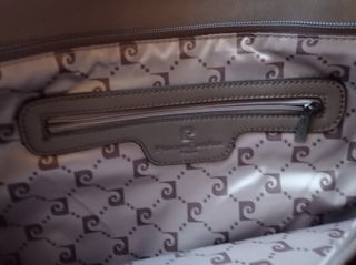 Bolso bandolera marrón-gris de piel