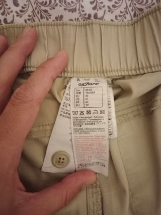 Pantalón trekking Oxylane beige L