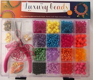 Kit bisutería: cuentas multicolor
