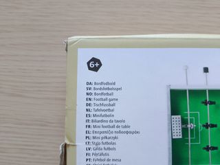 Mini biliardino da tavolo.