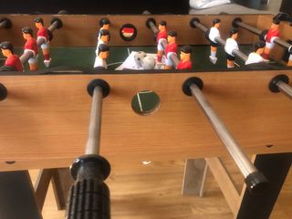 Mesa 4 en 1: Futbolín, Ping Pong, Air Hockey, Bill