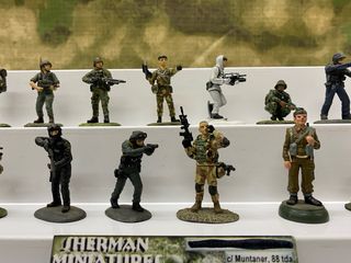 22 Miniaturas Militares Plomo contemporaneas