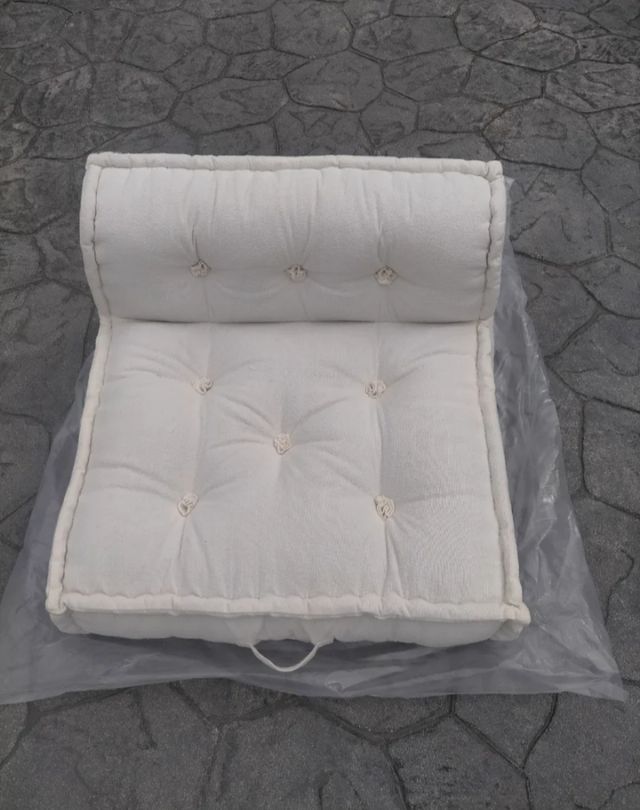  NUEVO!! Sofá  modular sklum blanco rizo 