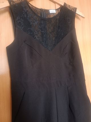 Mono negro encaje - Talla m