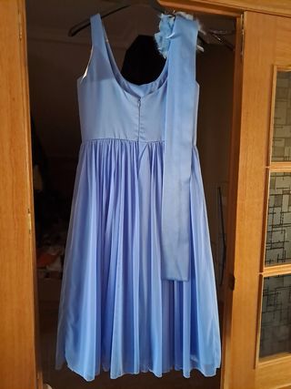 Vestido Nuraula azul bebé - midi