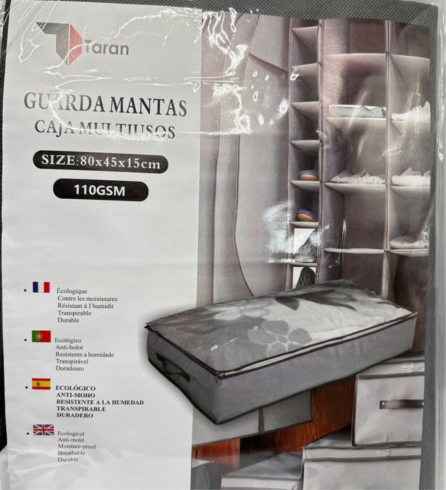 Caixa de Pano Multiusos - Cinza