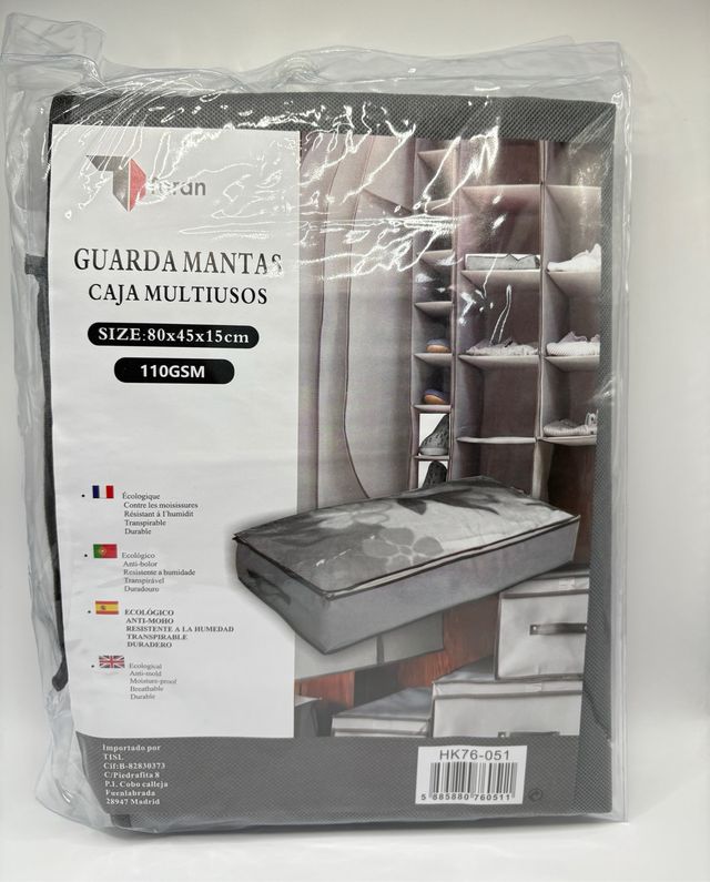 Caixa de Pano Multiusos - Cinza