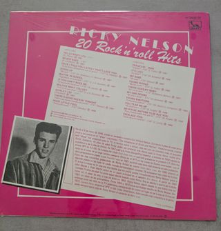Vinilo Ricky Nelson 20 Rock'n'roll Hits