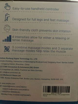 Masajeador Piernas Renpho RF-ALM070