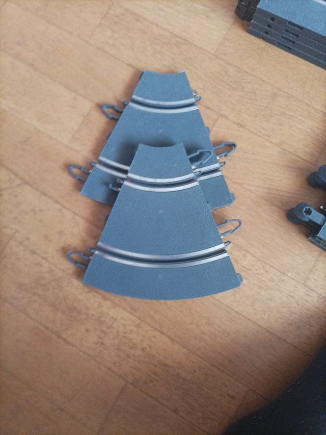 Scalextric curvas y rectas