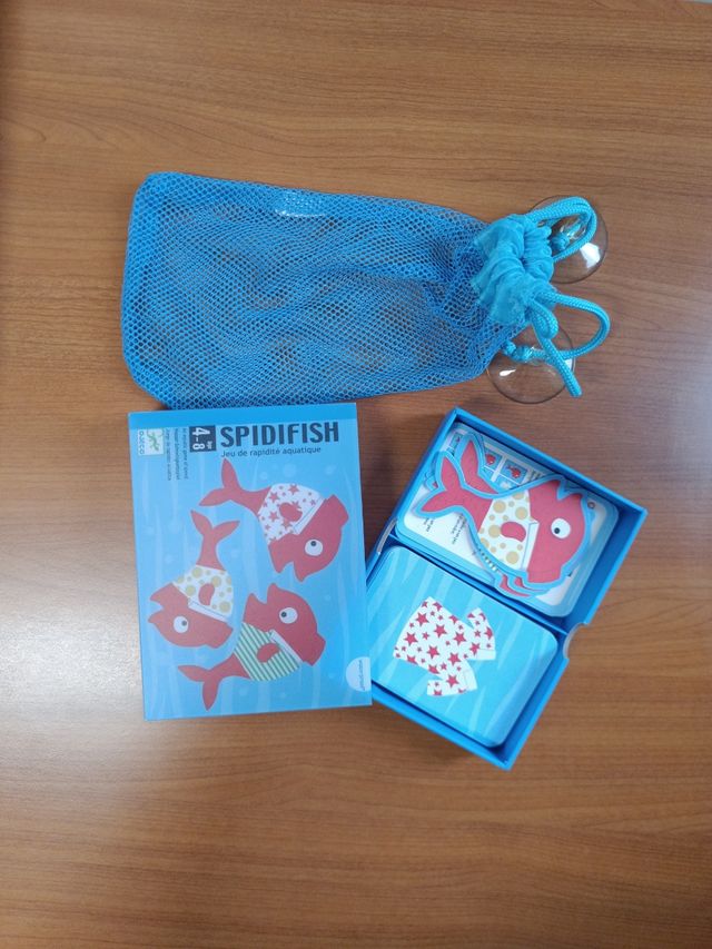 Juego cartas SPIDIFISH Djeco - Para la bañera