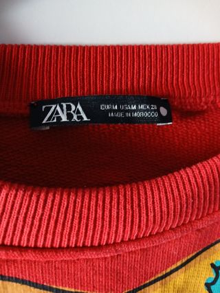 Jersey Zara rojo M - Navidad