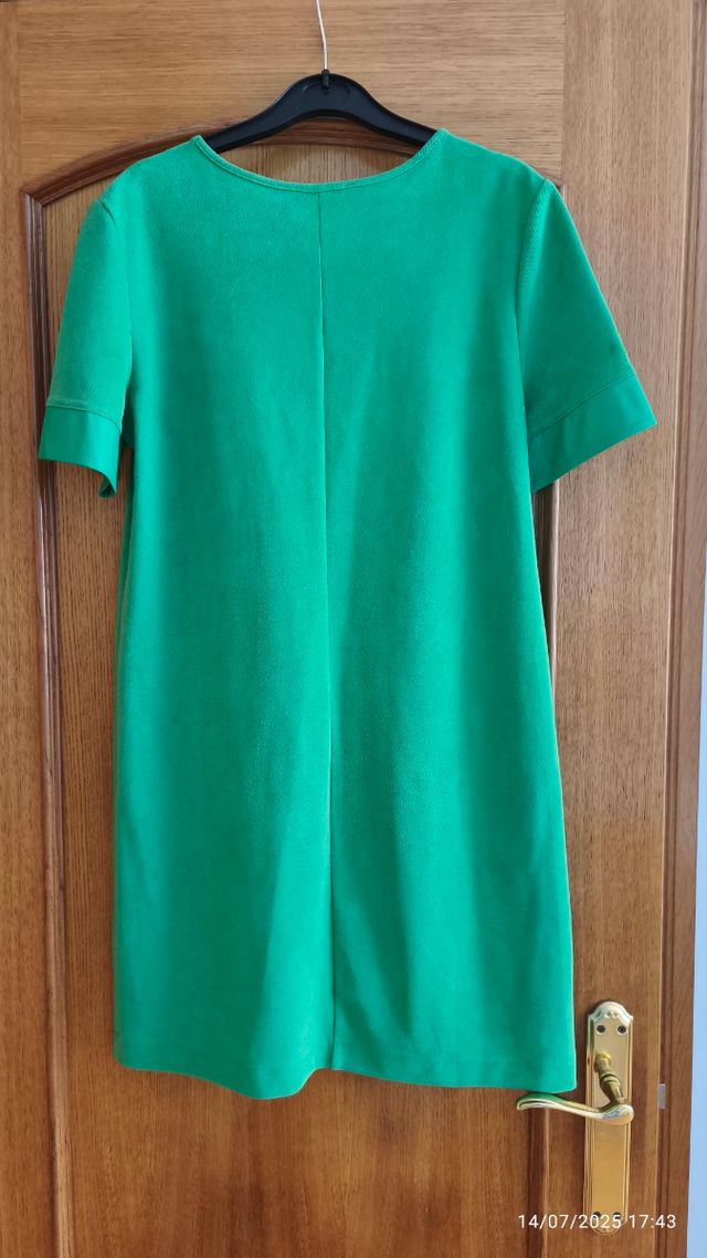 Vestido Zara verde - Talla S