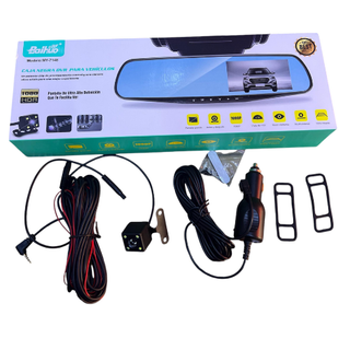 Espejo retrovisor HD 1080p + cámara