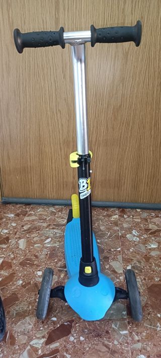 Patin Oxelo B1 3Ruedas 2Azules 1Naranja