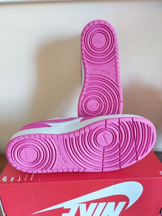 Zapatillas Nike Court Borough Rosa-Blancas