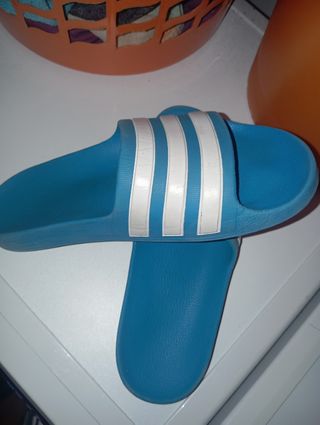 Chanclas Adidas azules