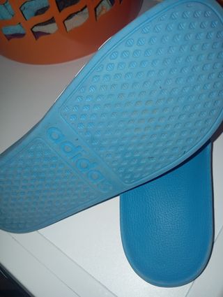 Chanclas Adidas azules