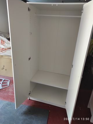 Armario blanco IkEa KLEPPSTAD