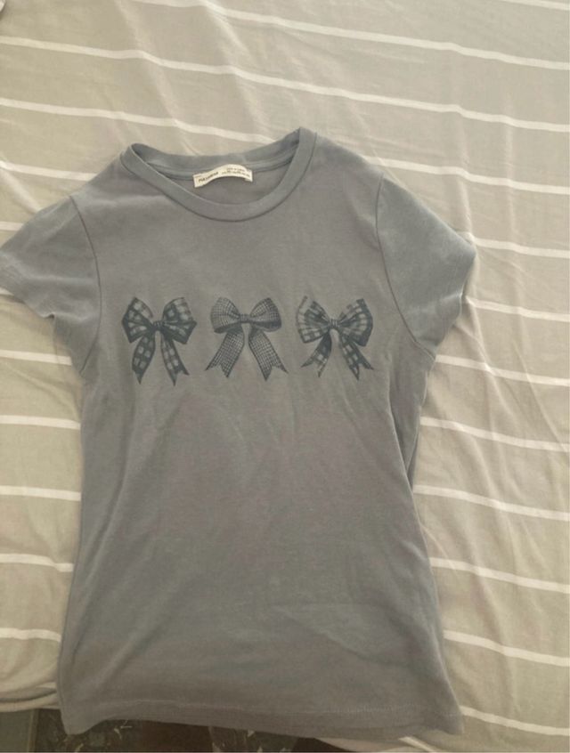 Camiseta Pull&Bear gris, talla M