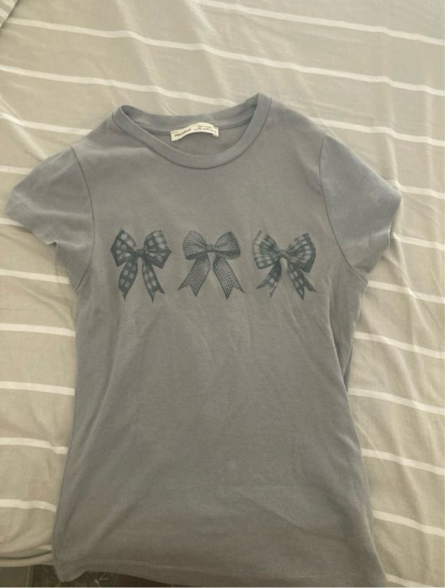 Camiseta Pull&Bear gris, talla M