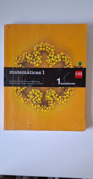 Matemáticas I. 1 Bachillerato. Savia
