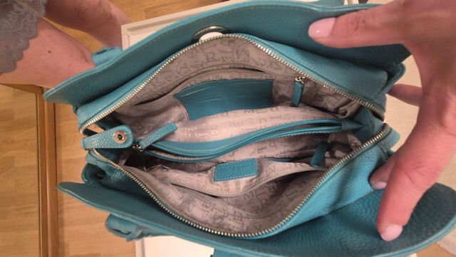 Bolso turquesa de Mano y hombro