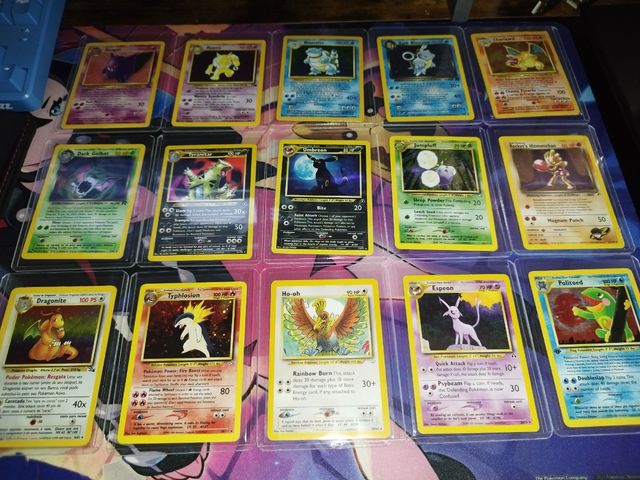 Cartas vintage Pokemon