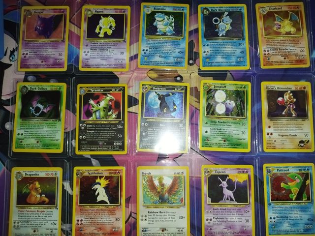 Cartas vintage Pokemon