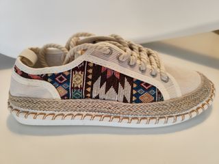 Zapatillas hombre nauticos, beige y multicolor