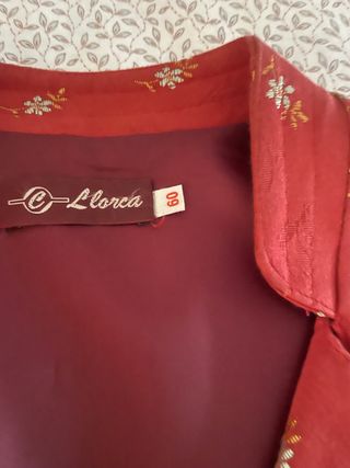 Chaleco fallero C-Lorca rojo - Talla L