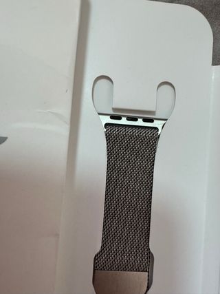 Correa Apple Watch Milanese Loop 44mm Plata