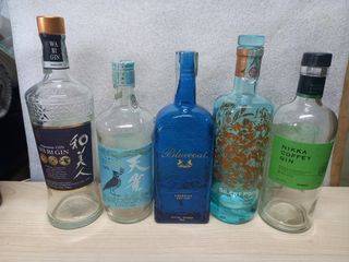  Bottiglie Gin Vuote