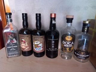  Bottiglie Gin Vuote