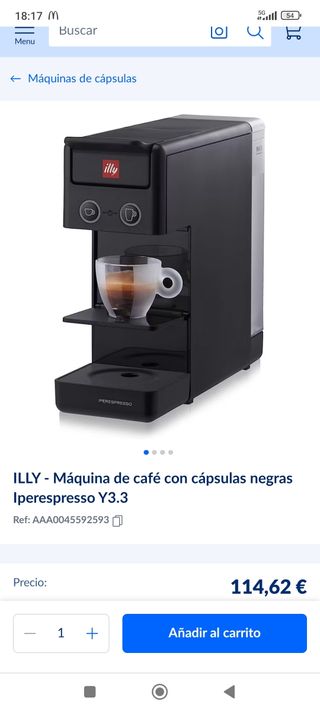 Cafetera illy Iperespresso