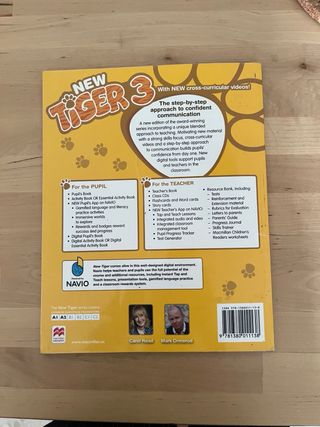 Libro Ingles NEW TIGER 3 Pb