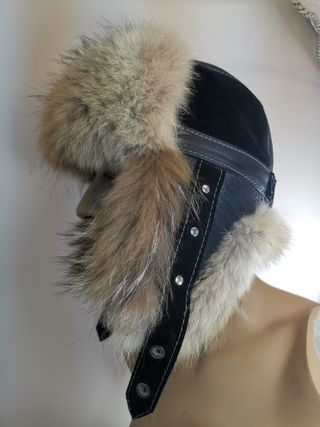  Gorro Ushanka Piel COYOTE