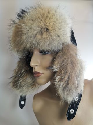  Gorro Ushanka Piel COYOTE